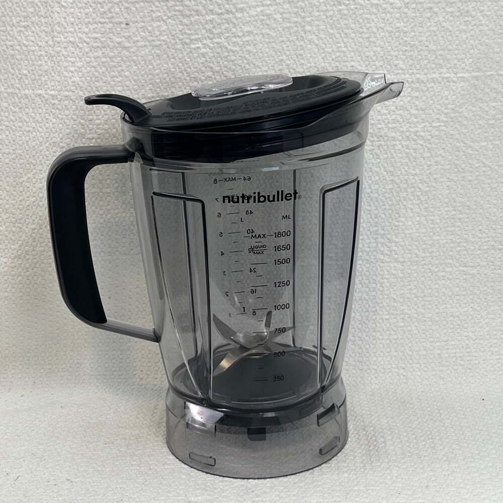 Nutribullet 64 oz Blender Pitcher Replacement with Blade Lid & Cap 1200W Combo